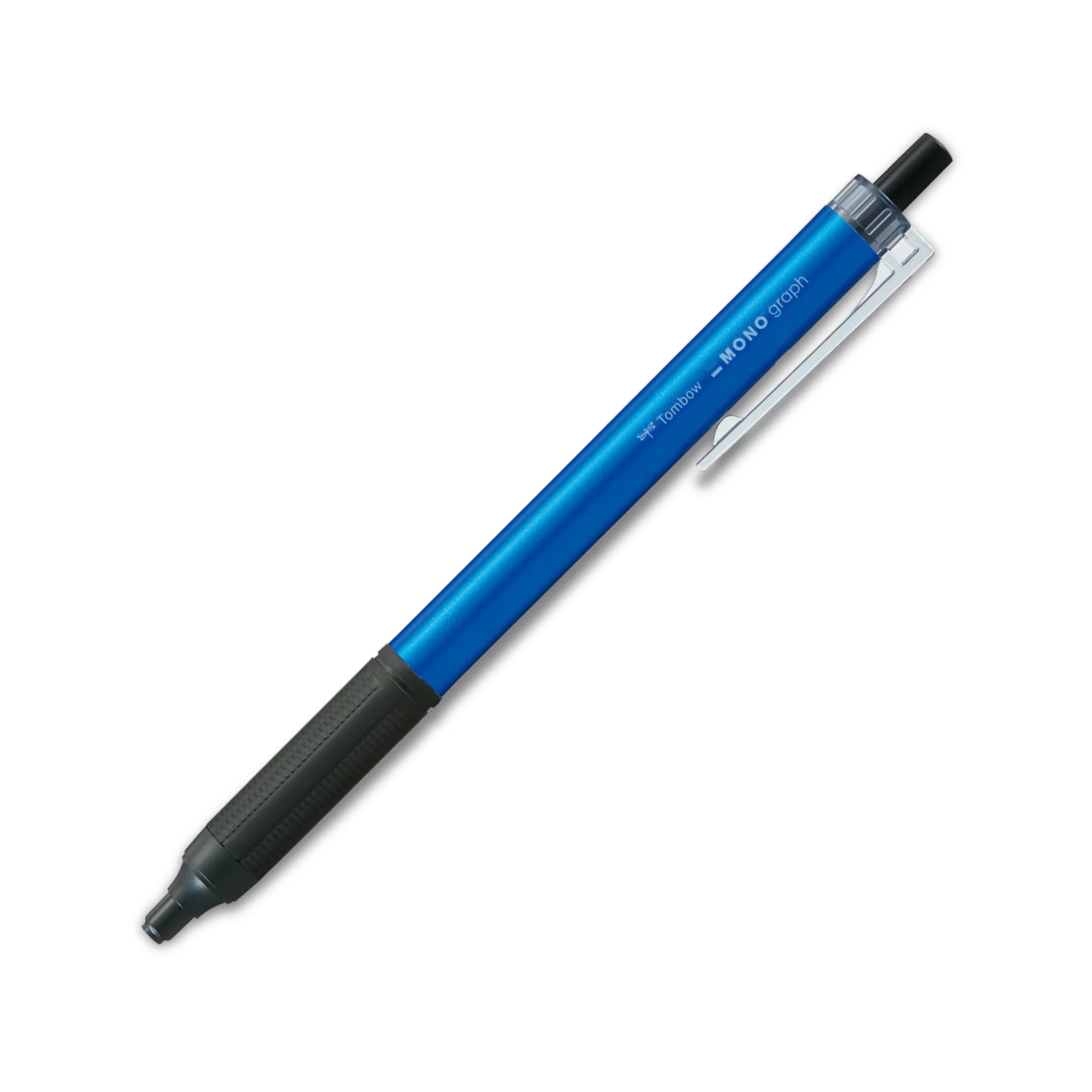 Tombow Mono Graph ブラックインク ボールペン - ライトブルー軸 - 0.5mm