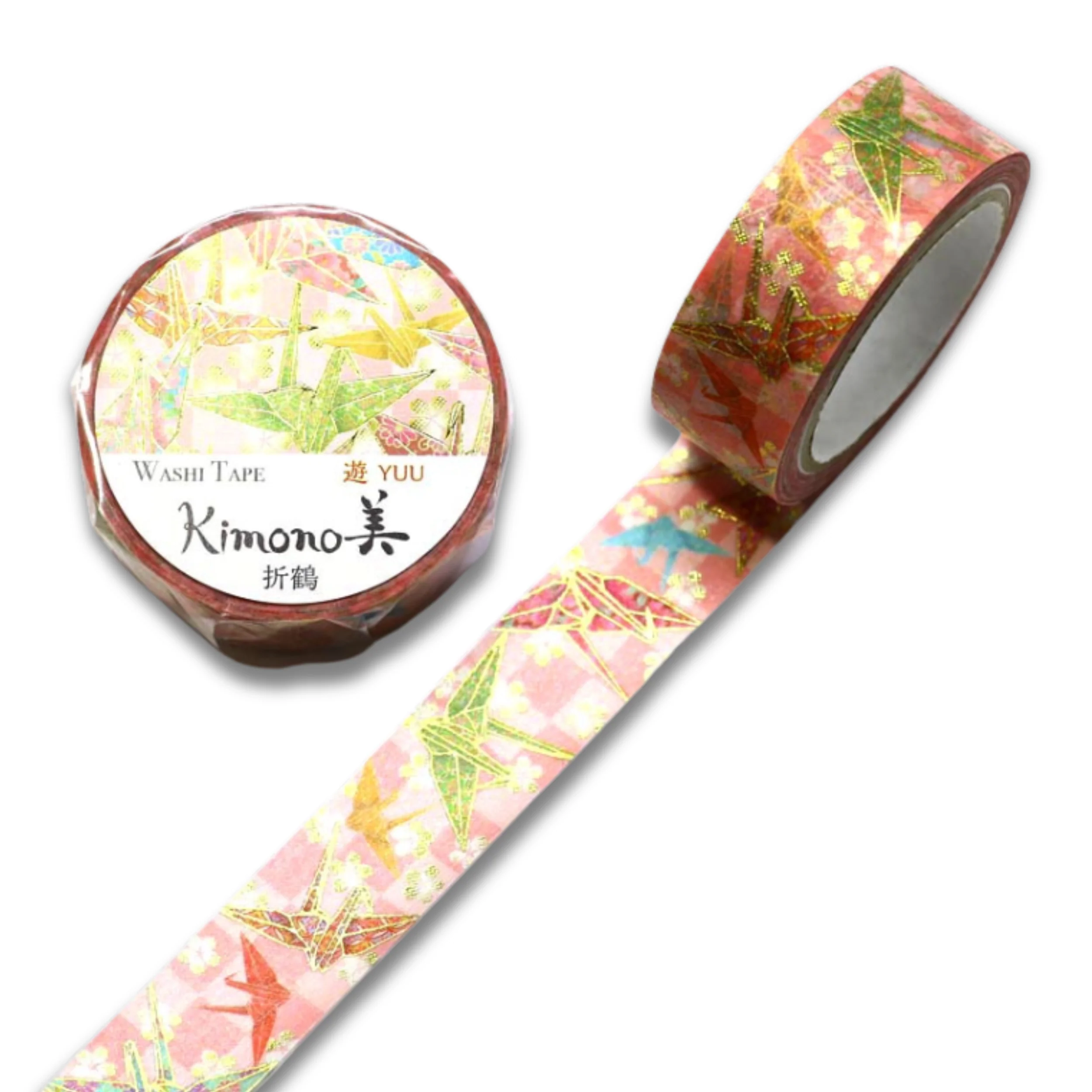 マスキングテープ - 折り鶴 - Kimono-bi