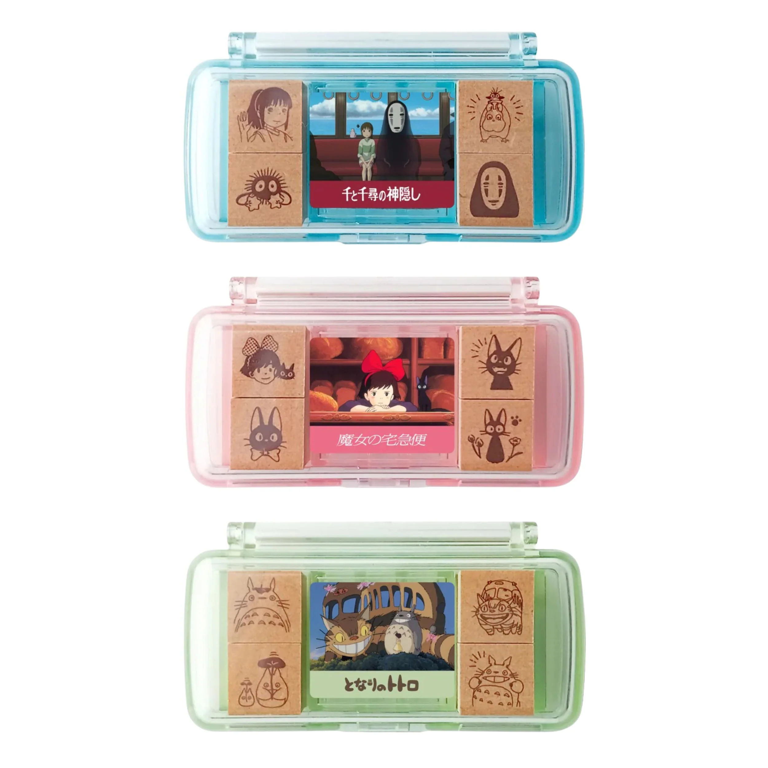 Studio Ghibli 3個セット アニメ ミニスタンプセット