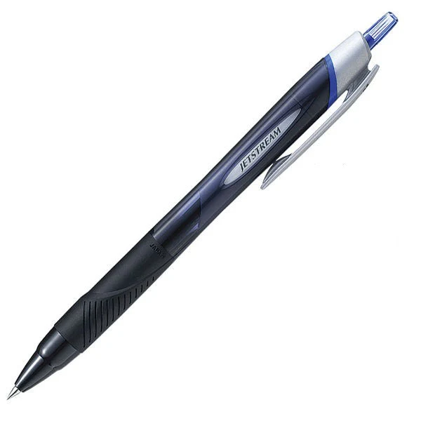 Uni Jetstream ブルーインク ボールペン - ブラック - 0.38mm
