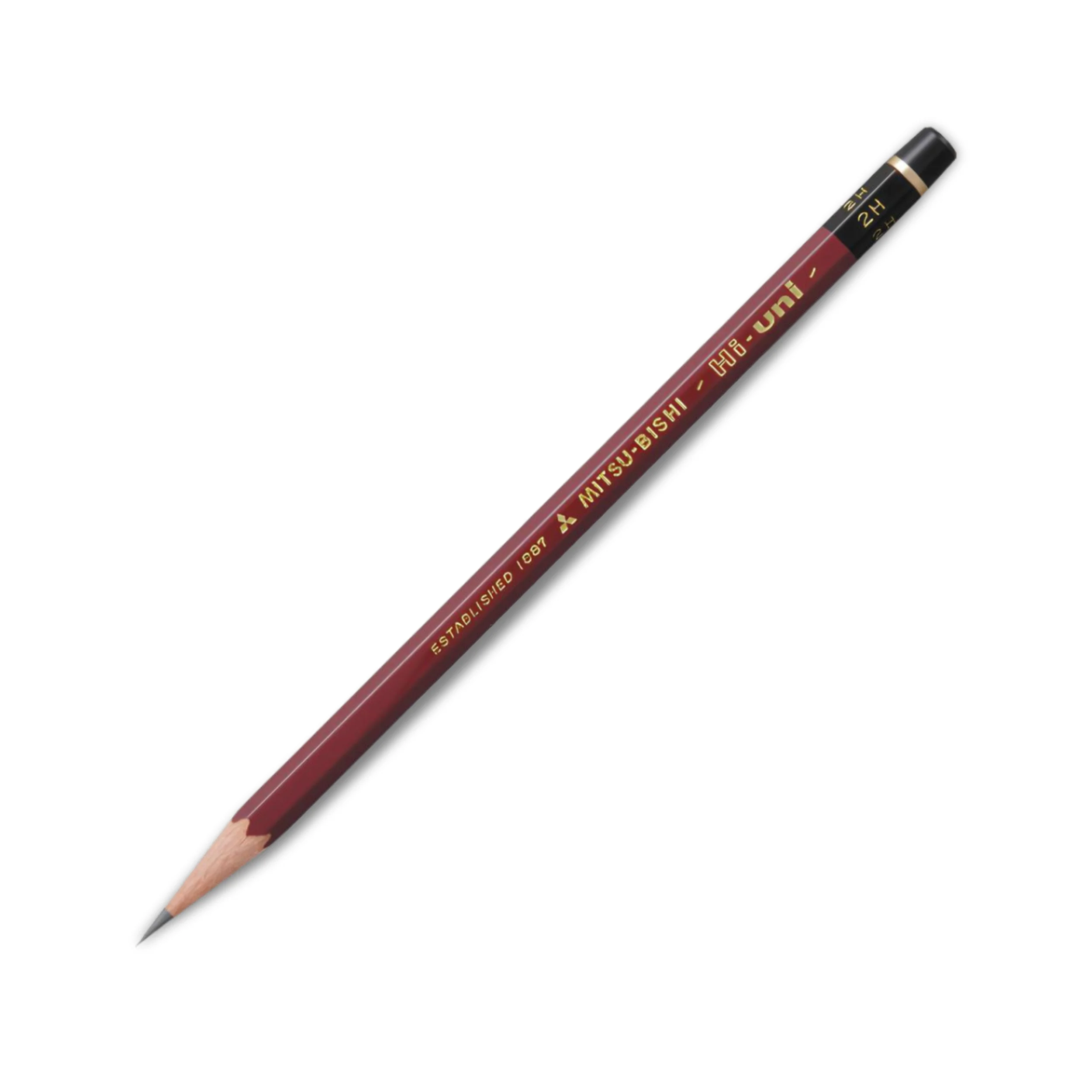 ハイユニ 鉛筆 - 2H - 12 pcs.