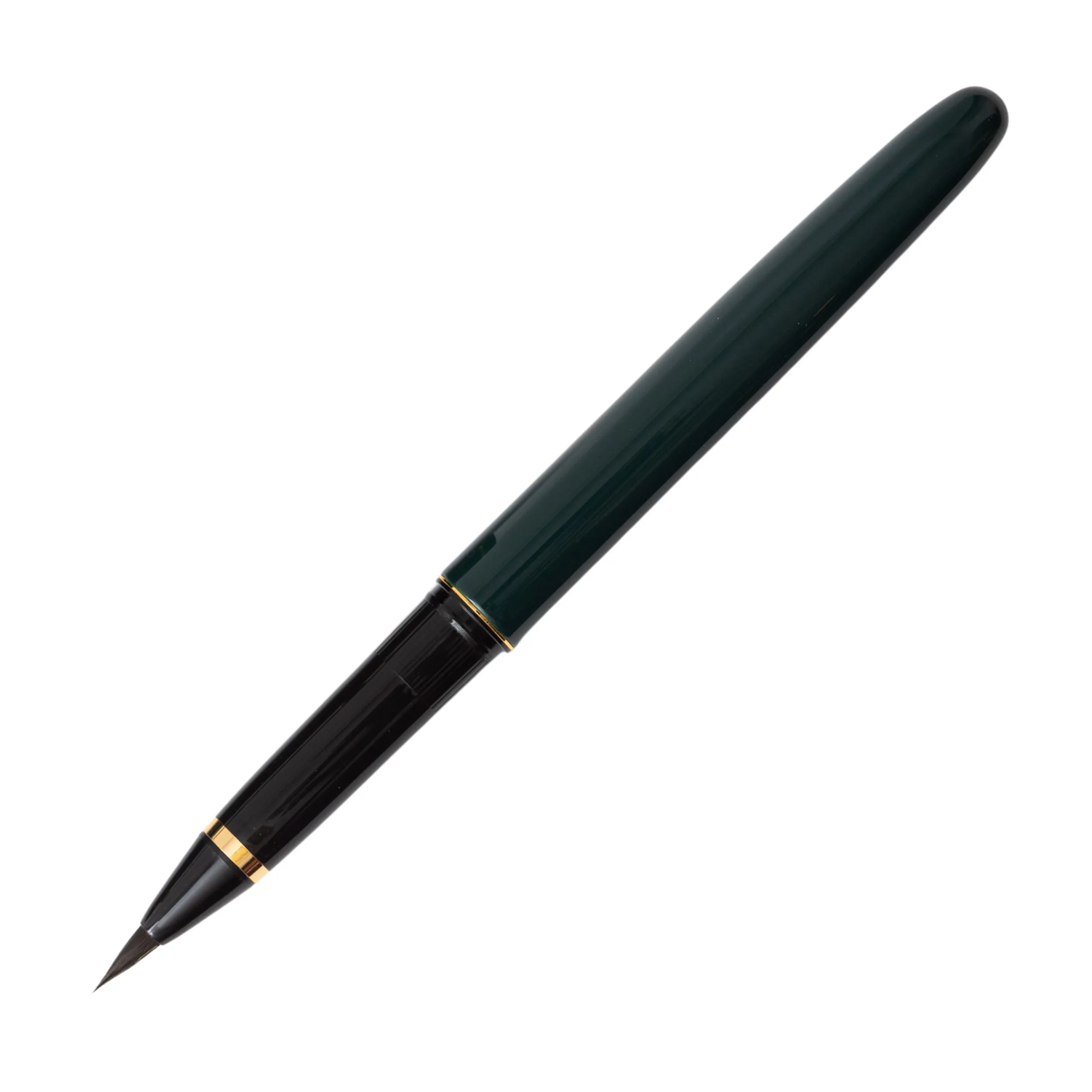 Kuretake 万年毛筆 - 漆グリーン（85号）