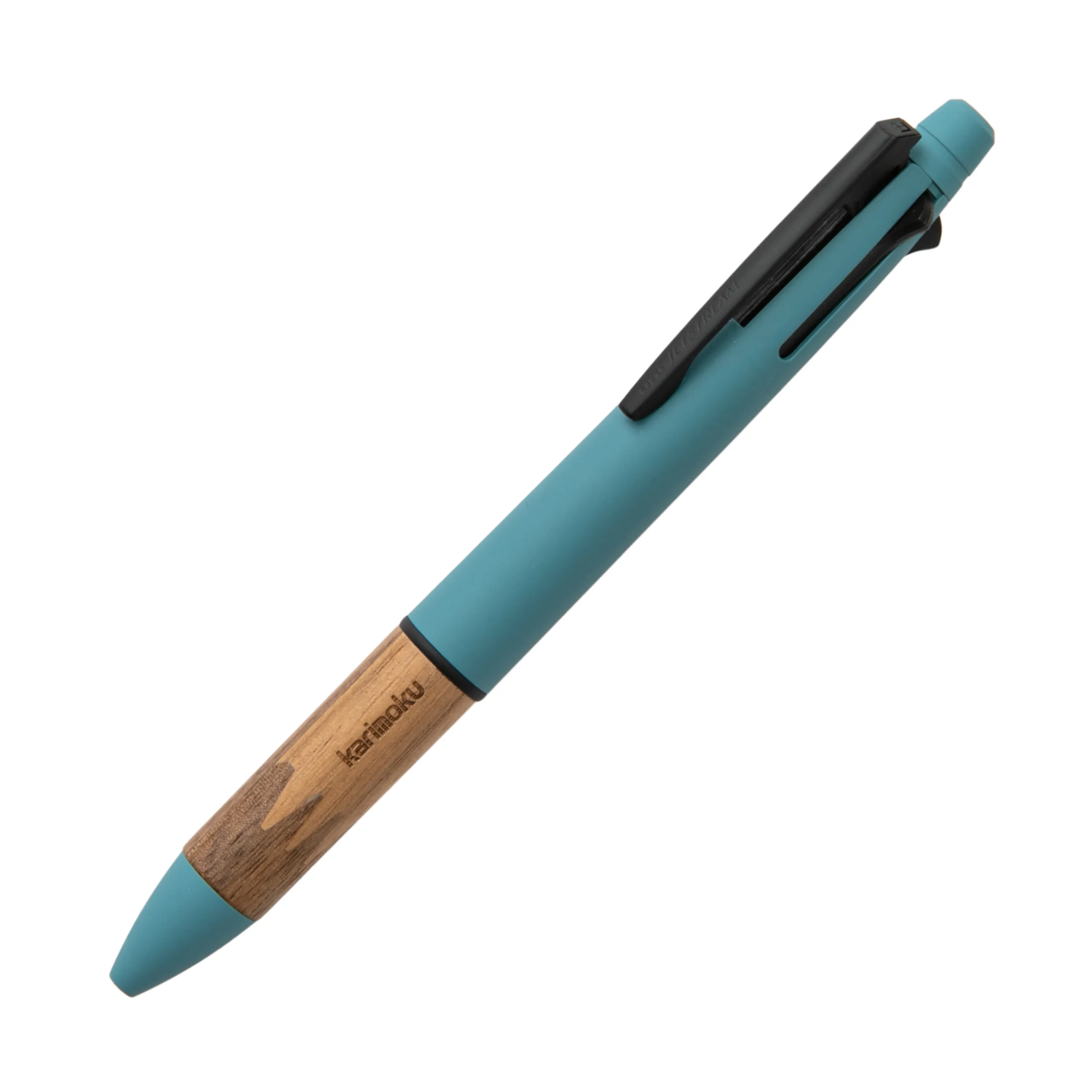 Uni Jetstream x Karimoku 4&1 - スチールブルー / ウォールナット