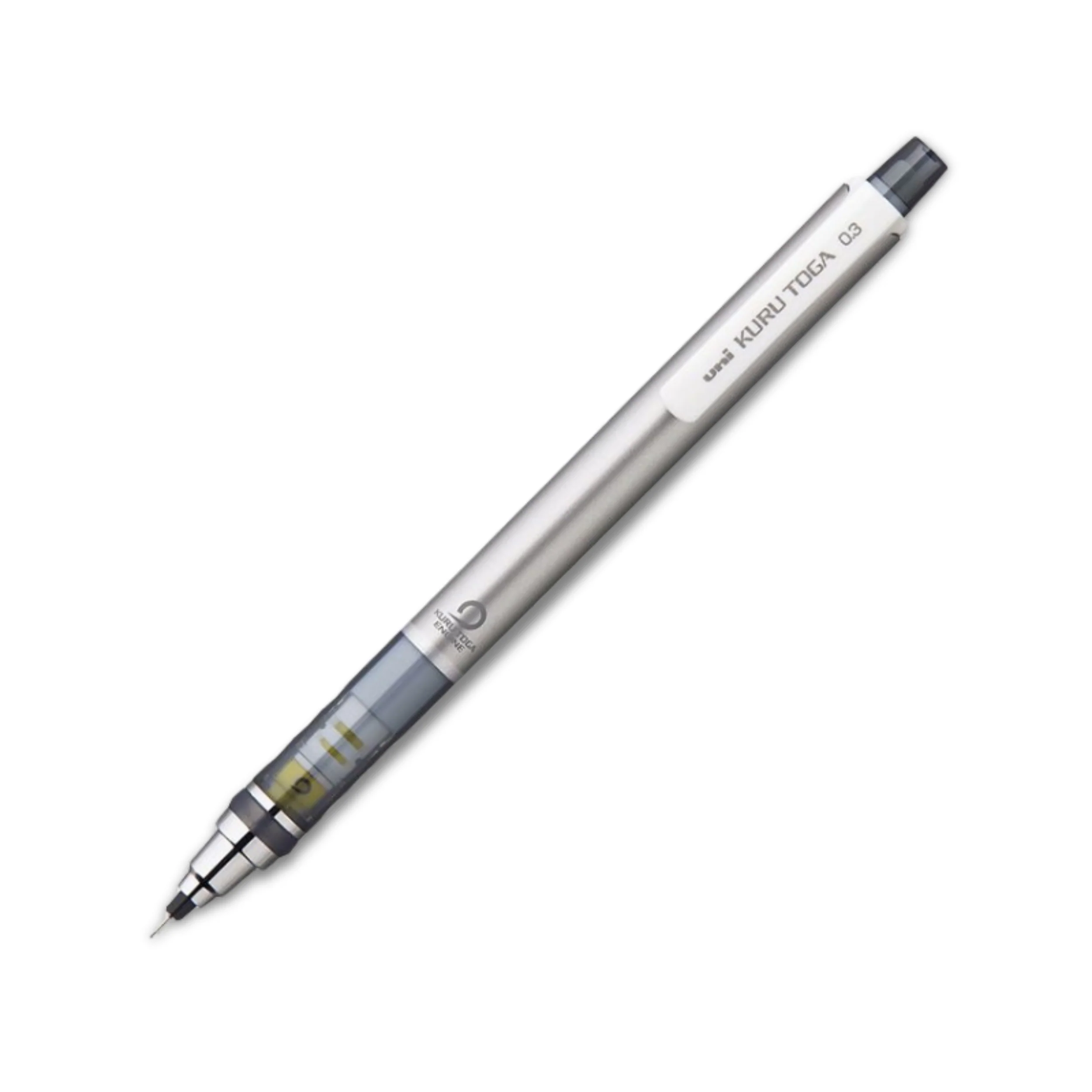 Uni Kuru Toga スタンダードモデル シャープペンシル 0.3 - シルバー